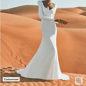 Pronovias antelope dress with or without over skirt